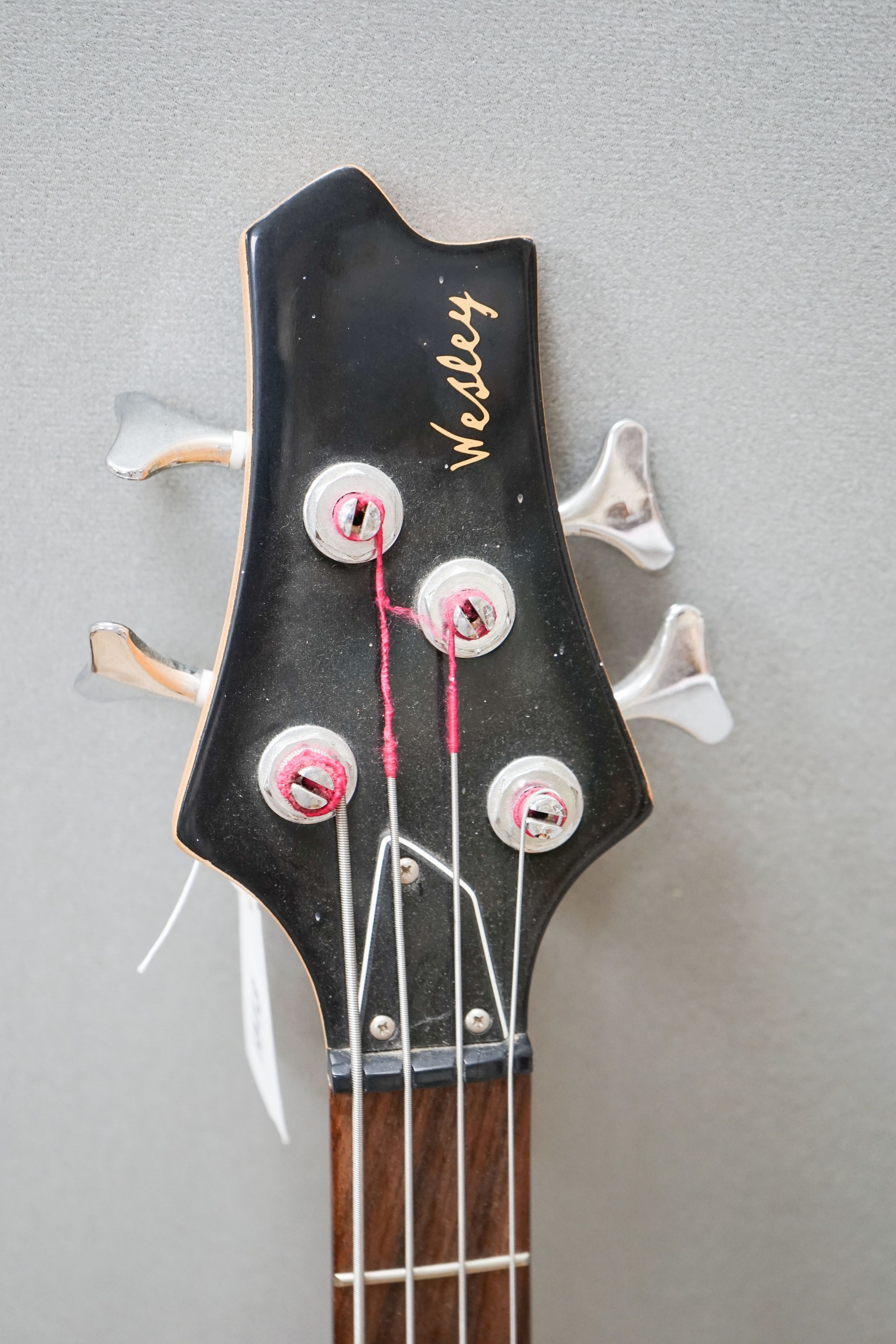 A Wesley bass guitar